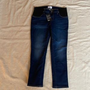 Paige Brigitte Maternity Encore Dark Wash jeans size 26